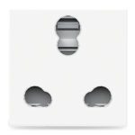 9225 (EVOQ) 16A / 6A Socket with Shutter